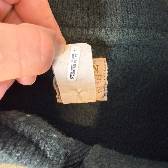 VTG Filson Henley Guide Sweater Mens XXL Green Wool Wax Shoulders Shooting 711 - Picture 4 of 8